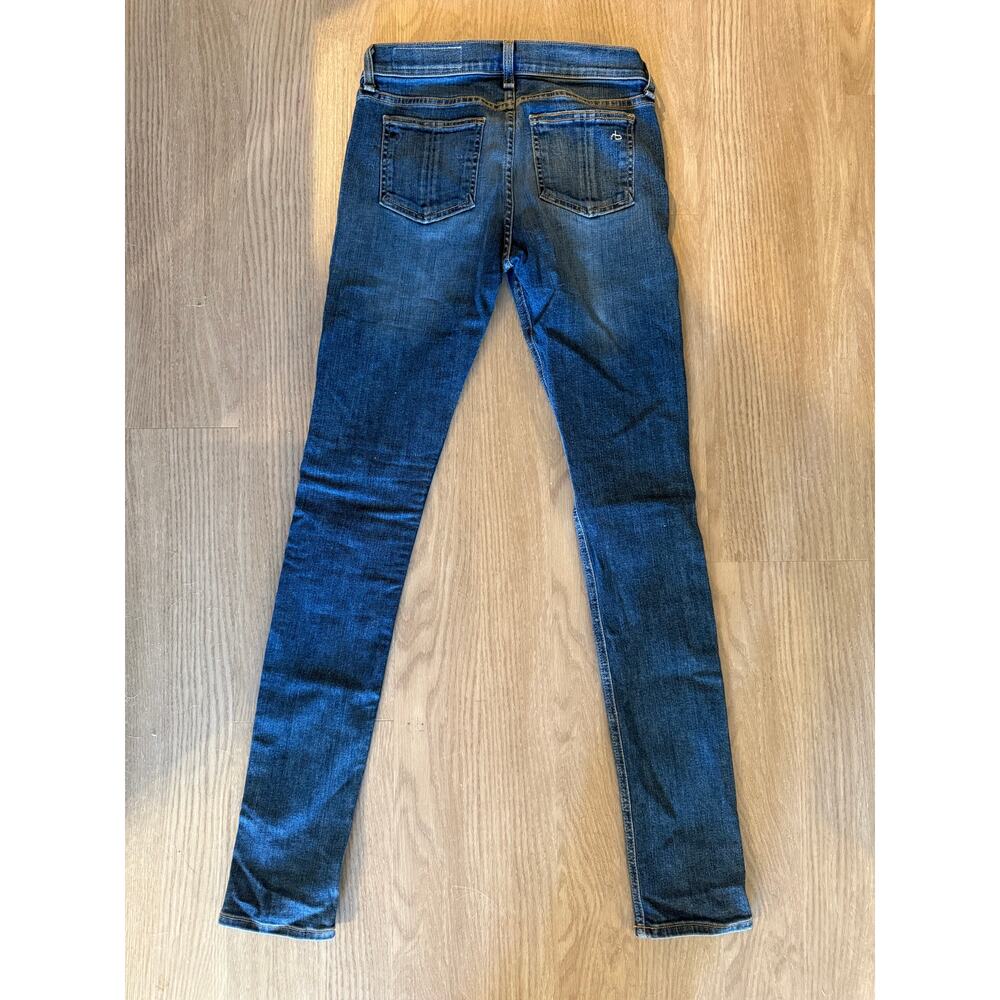 Rag & Bone Sloane Plaid Ripped Skinny Jeans Sz 26 - Picture 5 of 7